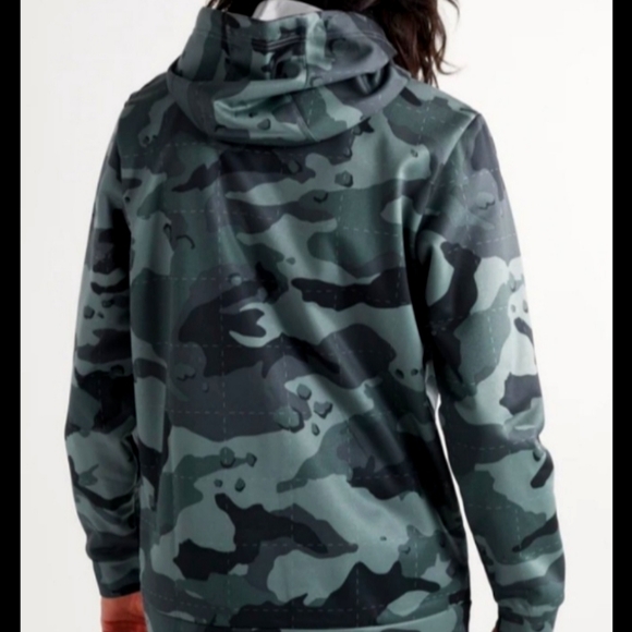 Nike Training Camouflage-Therma-Fit Hoodie, Medium, TonalGrey +Black &White - Picture 4 of 8